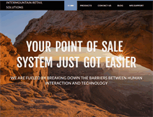 Tablet Screenshot of intermountainretailsolutions.com